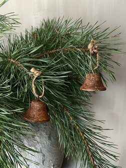 Kerstboom hanger Bel roest B