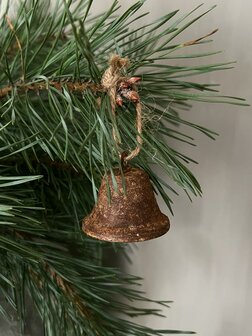 Kerstboom hanger Bel roest B