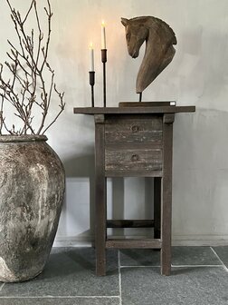 Sidetable driftwood 1 lade  (afhalen)