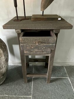 Sidetable driftwood 1 lade  (afhalen)