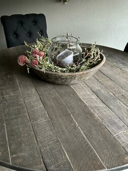 Ronde tafel Driftwood | ronde eetkamertafel Driftwood 