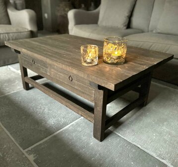 Salontafel Jenong Driftwood  2 lades (afhalen)