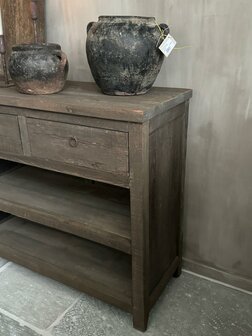 Sidetable driftwood 2 lades Kota 100cm (afhalen)