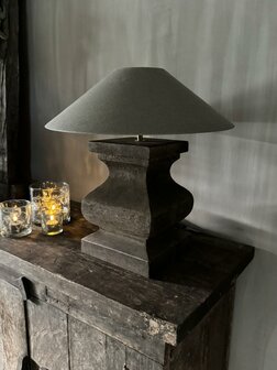 Baluster lamp grijs Luksa 