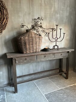 Sidetable Driftwood 3- lades 170cm (afhalen)