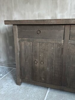 Dressoir Driftwood 4- deurs en 2- lades (afhalen)