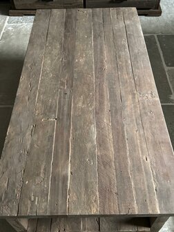 Salontafel Driftwood met onderblad  140x70cm (afhalen)