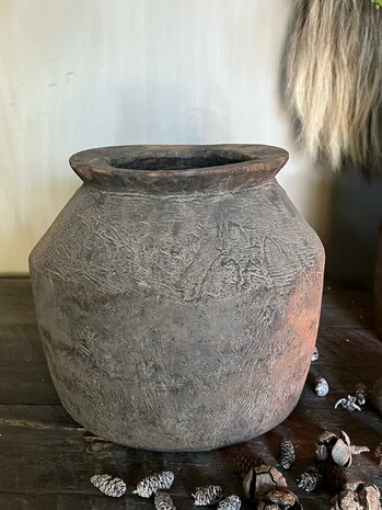 Unieke Nepalese pot Aura Peeperkorn -5