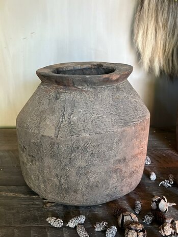 Unieke Nepalese pot Aura Peeperkorn -5