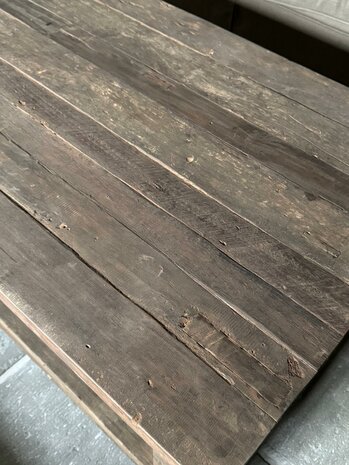 Salontafel Driftwood met onderblad  140x70cm (afhalen)