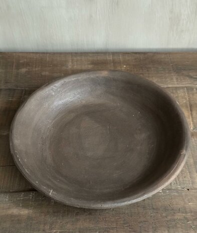 Java plate | stenen schaal 25cm Aura Peeperkorn 